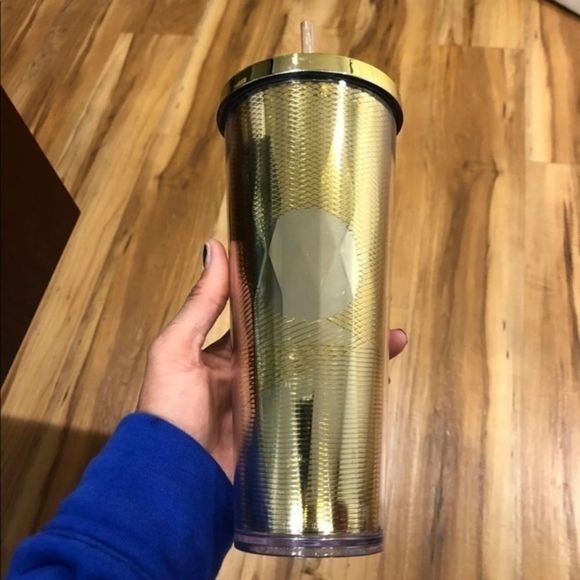 2014 Starbucks Gold Dot foil Venti - Picture 2 of 7